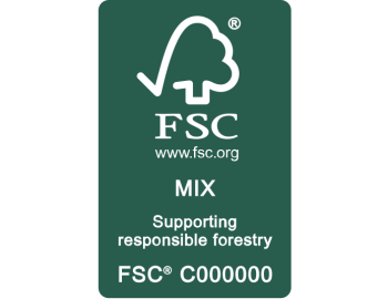 FSC Mix The product is made with a mixture of materials from FSC-certified forests, recycled materials, and/or FSC-controlled wood. While controlled wood doesn’t come from FSC-certified forests, it mitigates the risk of the material originating from unacceptable sources.
