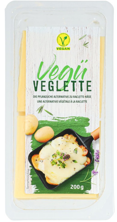 Vegü Cheese Raclette Yay, there's a vegan raclette!
Only cheese can melt? Not with our Vegü Veglette! Try our delicious plant-based alternative that shines with and without raclette seasoning.

A taste experience that will be remembered.