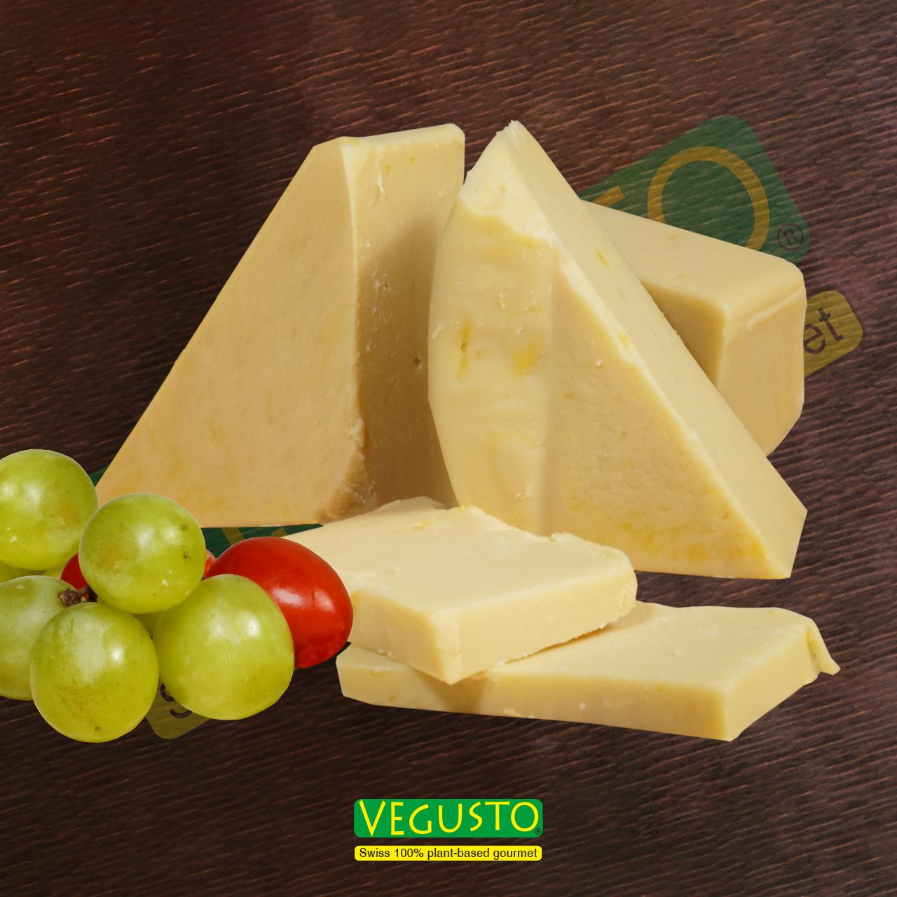 No-Moo, Mild-Aromatic Vegan, non-dairy alternative to cheese with a mild aromatic and fruity flavour.