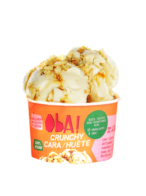 Crunchy peanut / salted caramel Crunchy salty sweet and creamy? Yes, yes, yes and yes. This one is a quadruple threat- not for the fait of heart. The creamy base is topped with crunchy peanuts and has a delicious caramel drizzle that will take you over the edge.