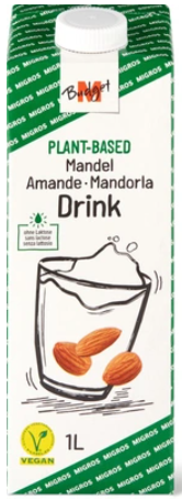 M-Budget drink almond Almond-based organic, vegan drink