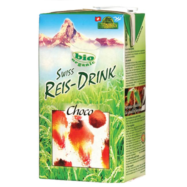 Organic Swiss Rice-Drink Choco 1L ✓ Plant drink made from organic whole rice
✓ with chocolate flavor
✓ made in Switzerland