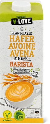 Bio V-Love Avoine Barista drink Organic oat drink